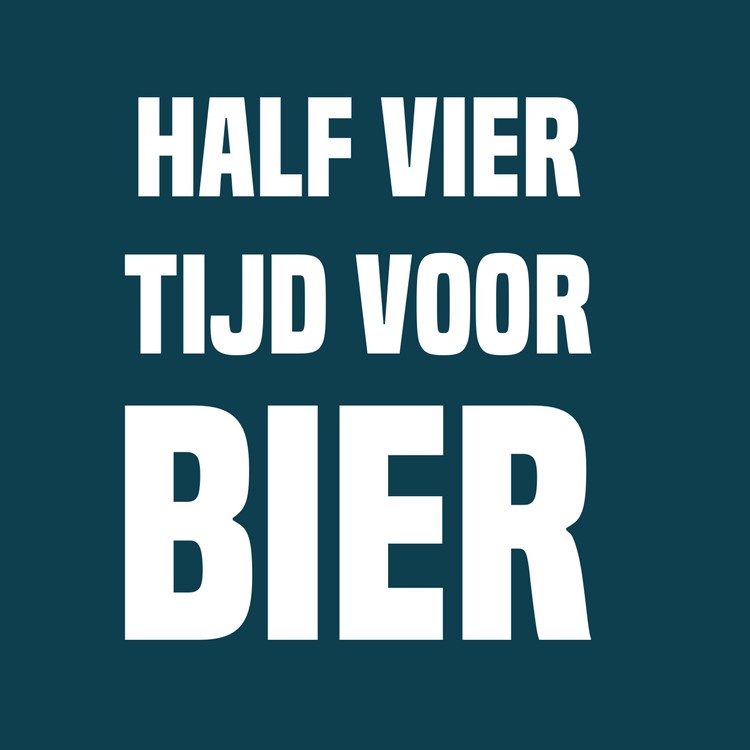 Half vier tijd voor bier